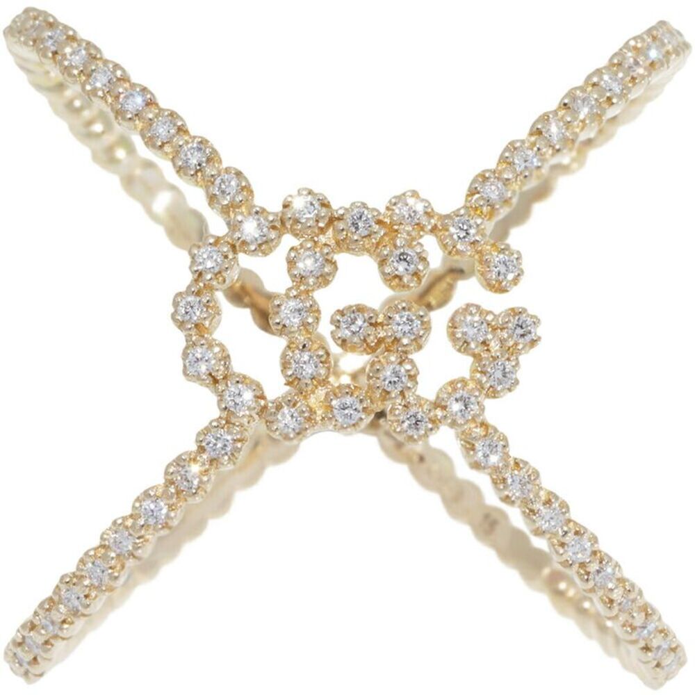 Gucci K18YG Diamond Ring